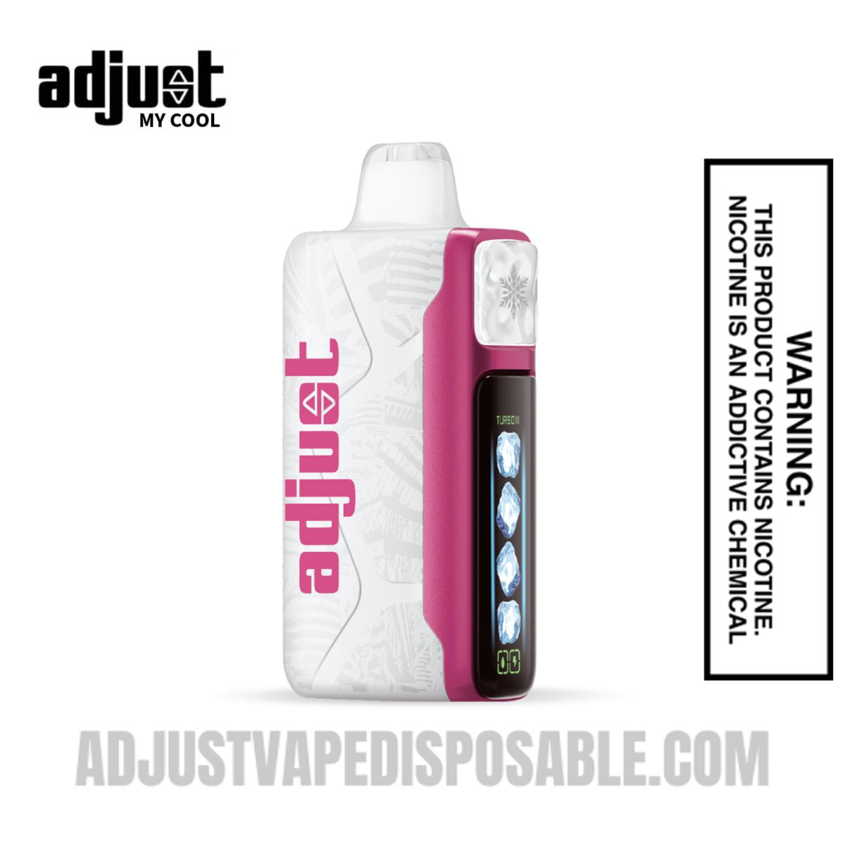 Sour Strawberry Dragonfruit Adjust MyCool 40K Vape Sour Strawberry Dragonfruit Adjust MyCool 40K Vape