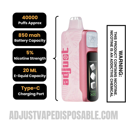 Triple Berry Adjust Mysweet 40K Vape Specifcations Triple Berry Adjust Mysweet 40K Vape Specifcations