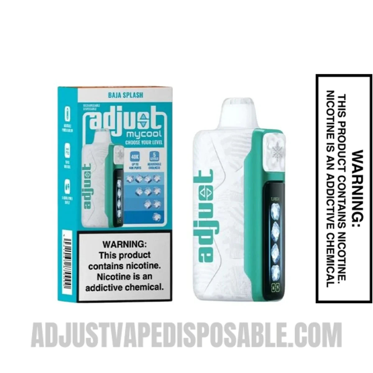 Baja Splash Adjust MyCool 40K Vape with Package Box