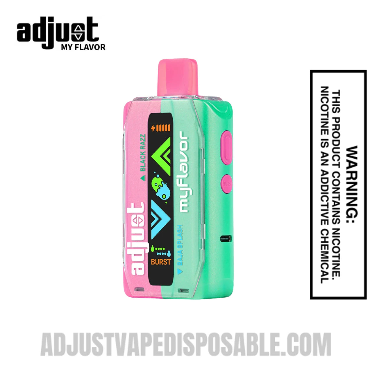 Black Razz Baja Adjust MyFlavor 40K Disposable Vape
