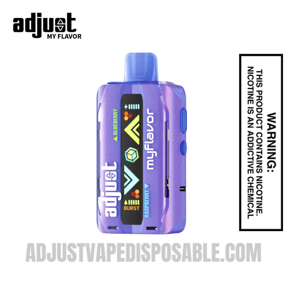 Blue Razz Ice Adjust MyFlavor 40K Vape