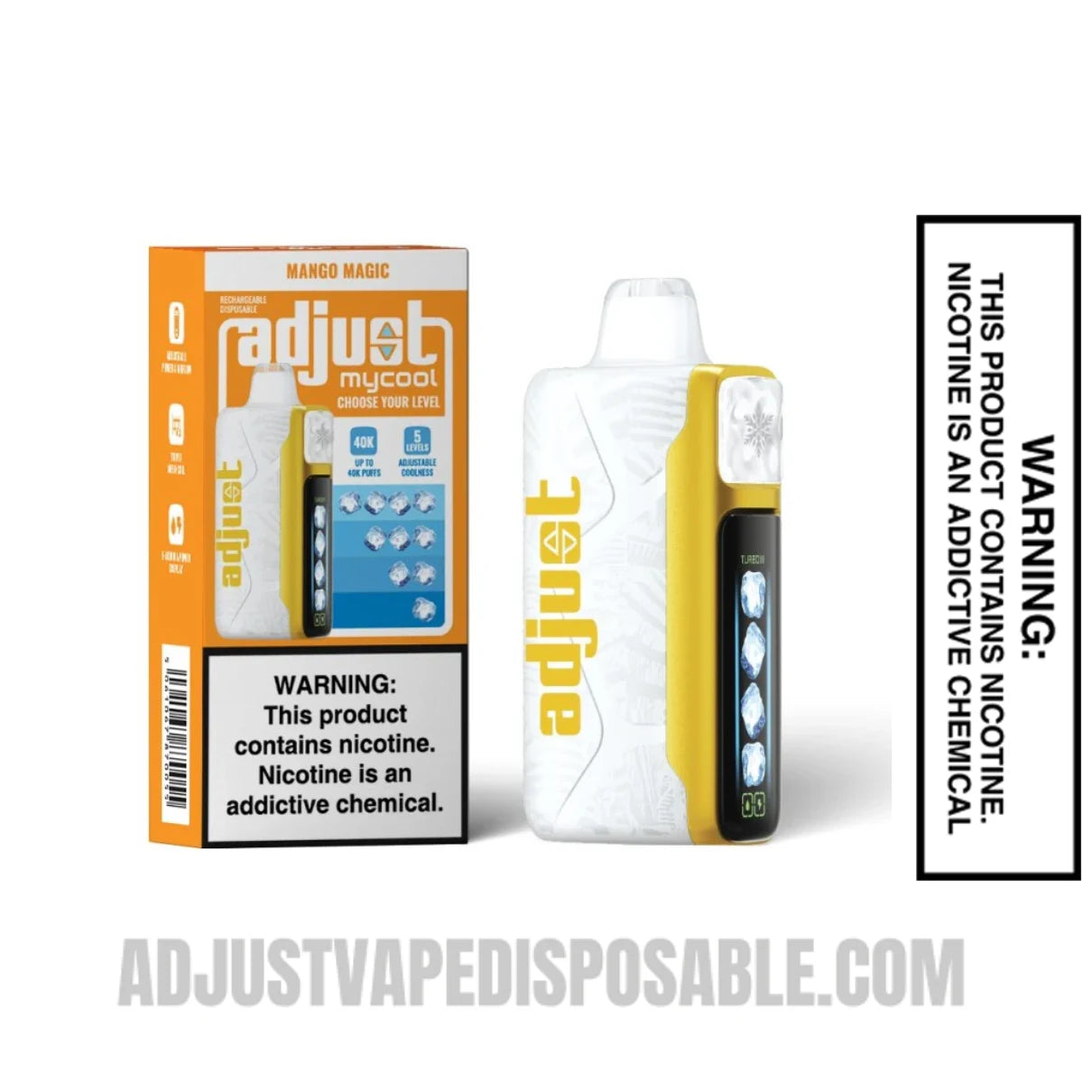 Mango Magic Adjust MyCool 40K Vape with Package Box 