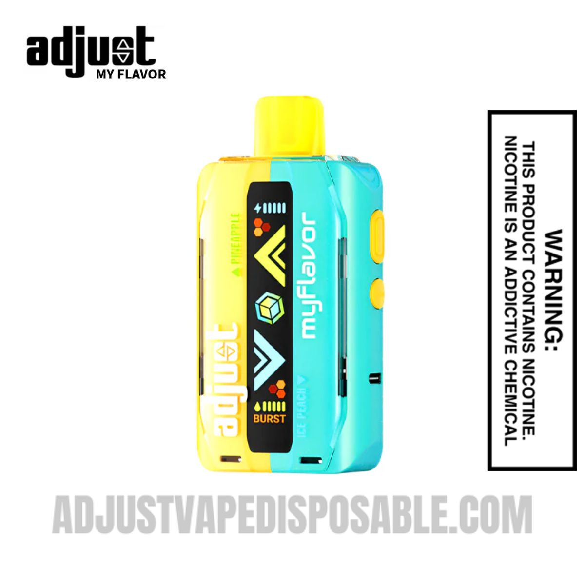 Pineapple Ice Peach Adjust MyFlavor 40K Vape
