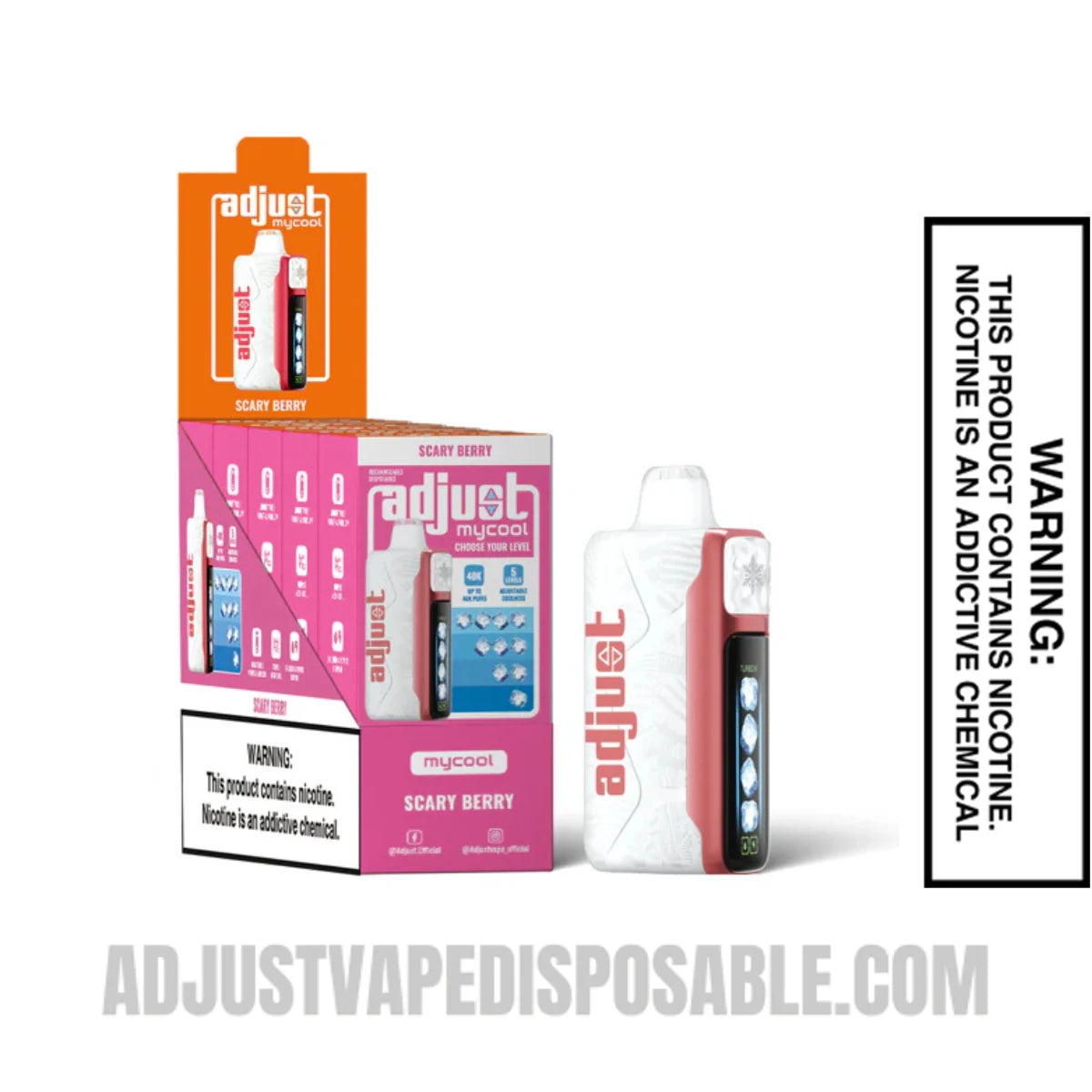 Scary Berry Adjust MyCool 40K Vape with Bundle box