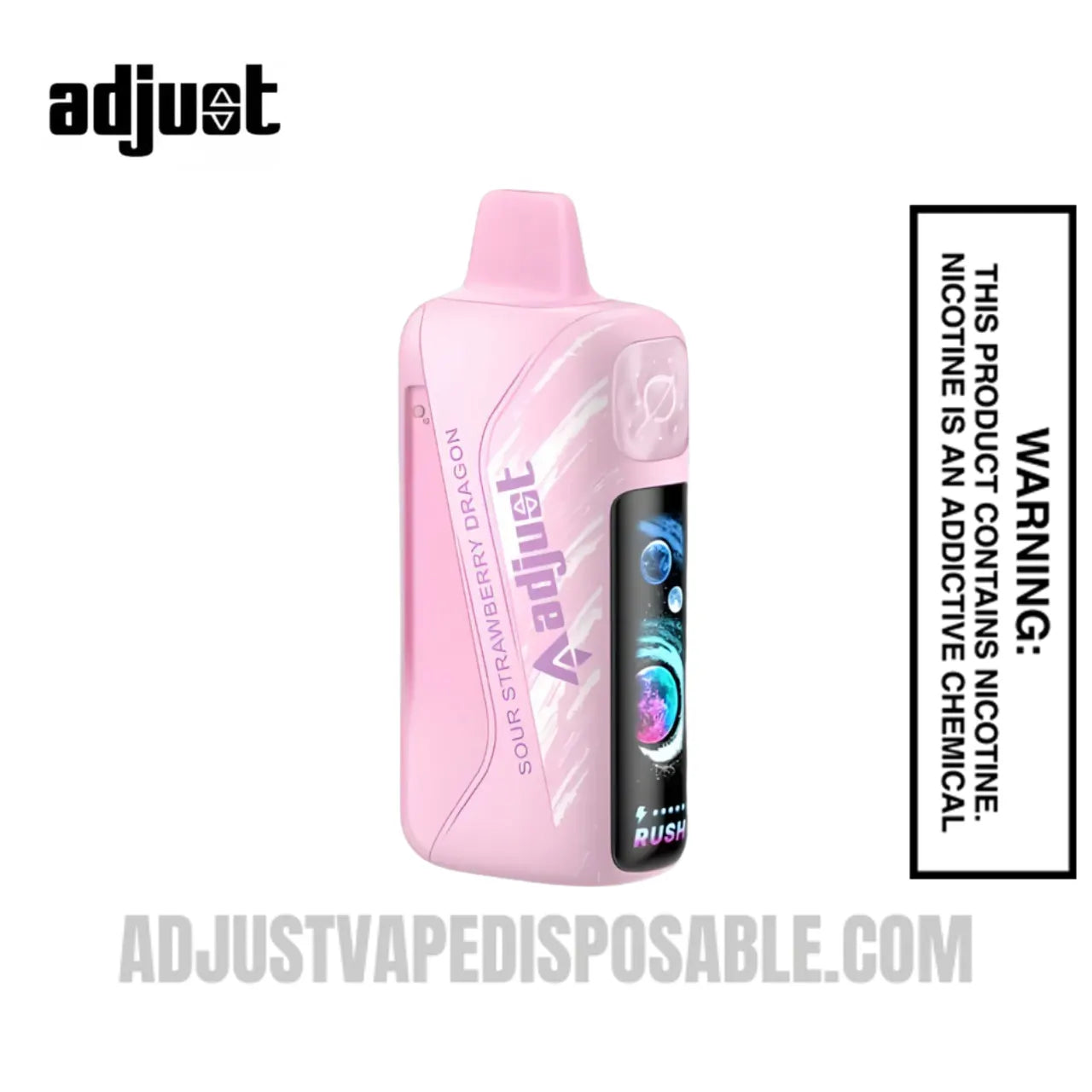 Sour Strawberry Dragon Adjust MyRusher 40K Disposable Vape