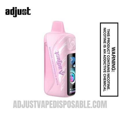 Sour Strawberry Dragon Adjust MyRusher 40K Disposable Vape