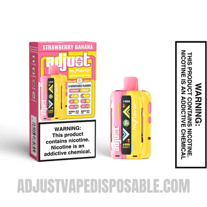 Strawberry Banana Adjust MyFlavor 40K Vape With Package Box